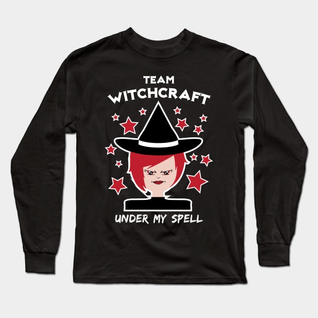 Team Witchcraft (Dark Background) Long Sleeve T-Shirt by nopetoocreepy